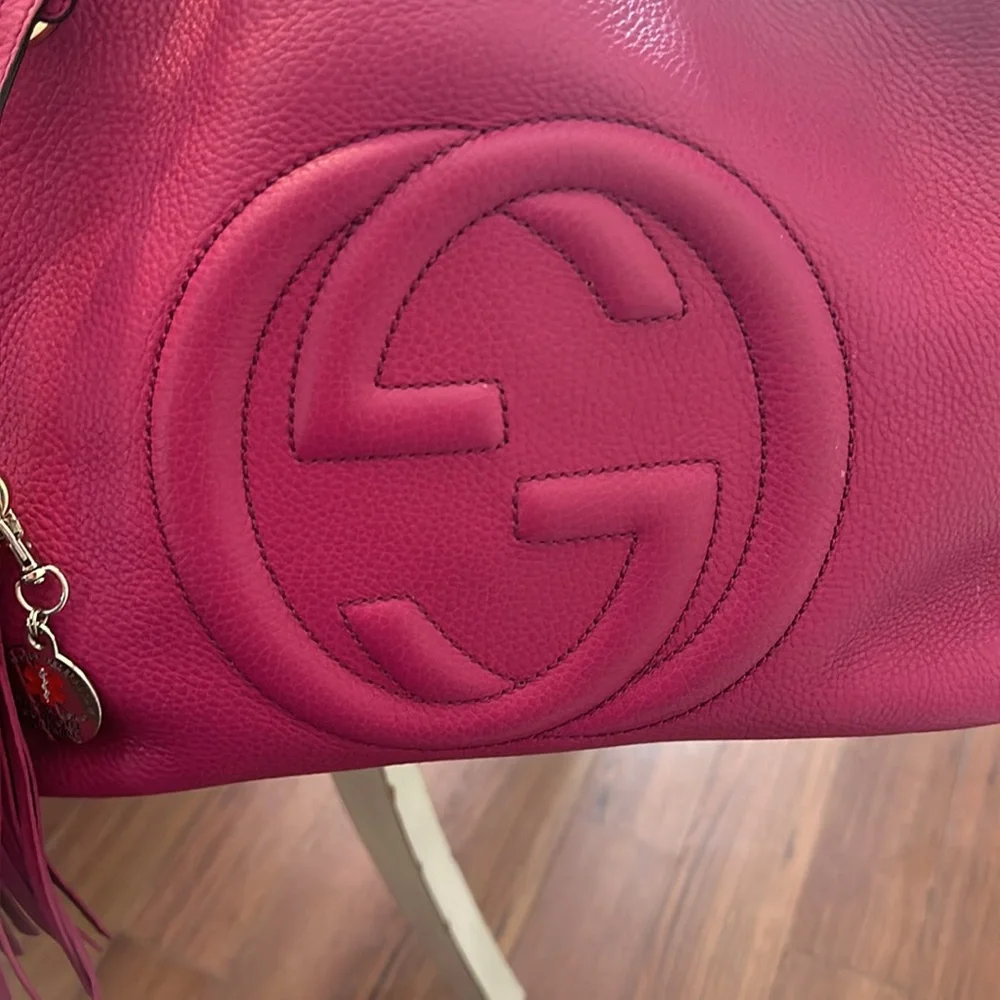 Gucci Chain Shoulder Soho Pink Bag - Picture 2 of 16